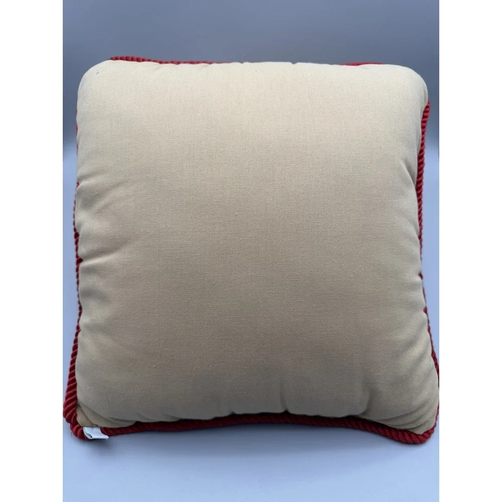 Horse Decor Red Gold Set Throw Pillows 16